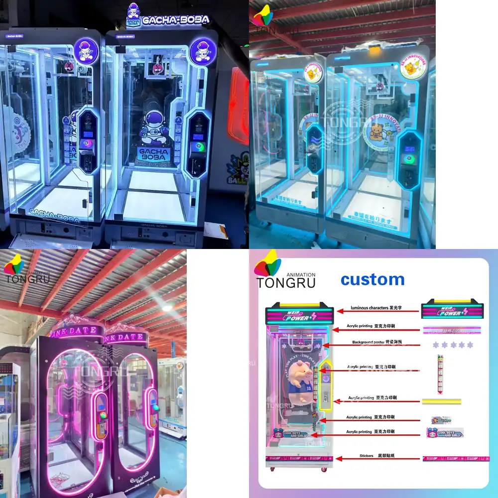 Arcade Prize Vending Machine - 대형 장난감 크레인 로프 절단 가위