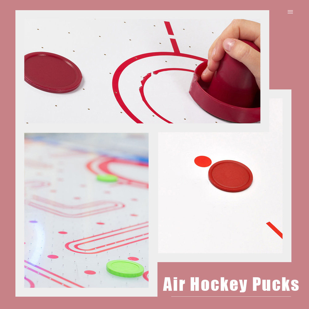 Air Hockey Table - 4개 플라스틱 테이블 퍽 에어 하키