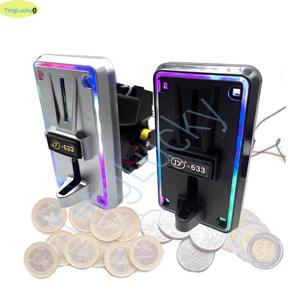 다채로운 LED 멀티 코인 수납기 코인 선택기 유로 페 - Coin Pusher Machine 리뷰 및 가격