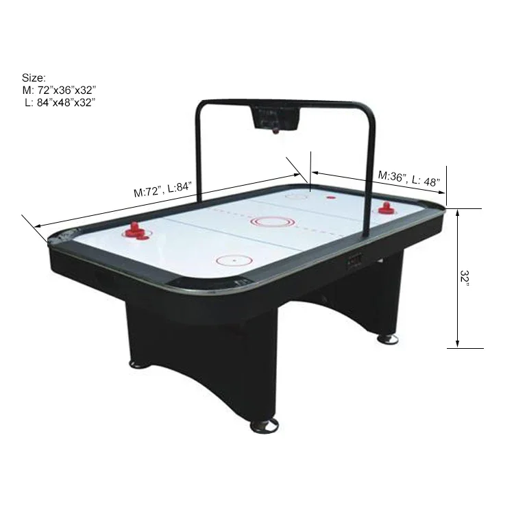 고급 품질의 에어 하키 테이블 가격 6피트/7피트 전자 - Air Hockey Table 리뷰 및 가격